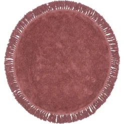 Fashion Badmat Rond Lila Badtextiel