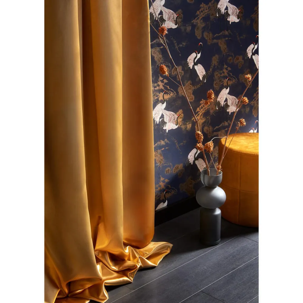Discount Behang Anna Blauw Vliesbehang