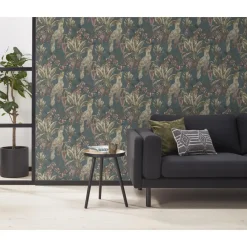 New Behang Frank Blauw Vliesbehang