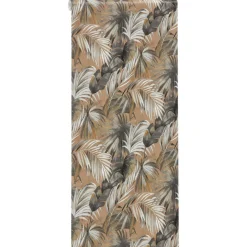 Sale Behang Merel Bruin Vliesbehang