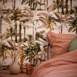 Store Behang Suus Roze Vliesbehang