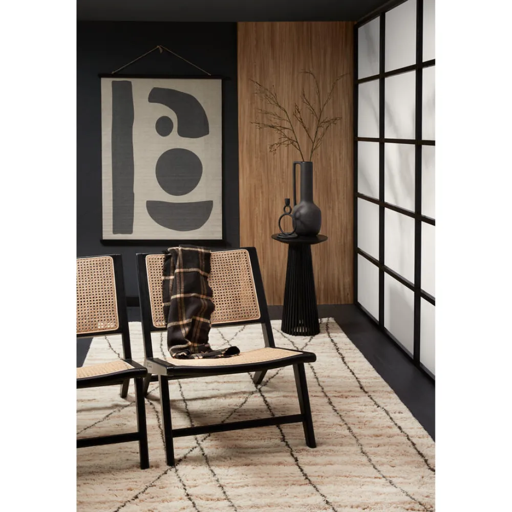 Online Bijzettafel Latera Zwart - O 35X60 Cm Bijzettafels