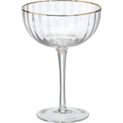 Online Coupe Ribbel Transparant Glazen & Mokken