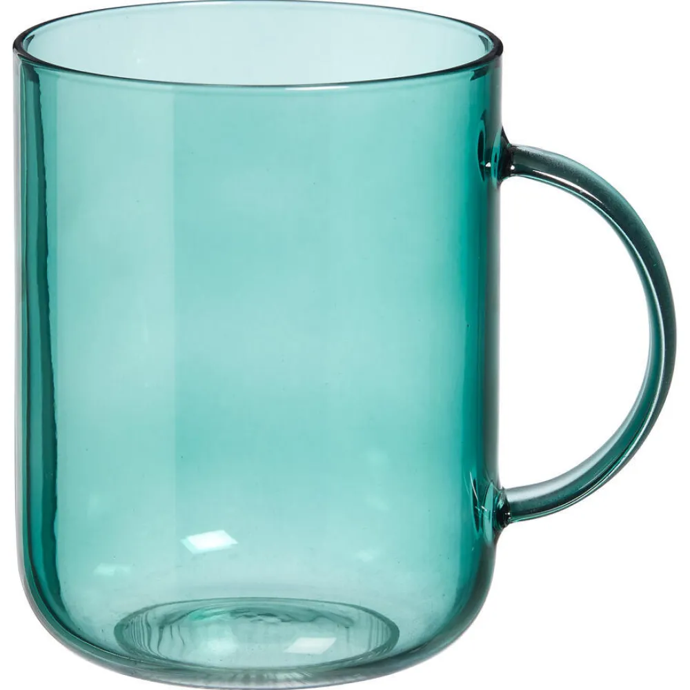 Clearance Drinkglas Met Oor Petrol Glazen & Mokken