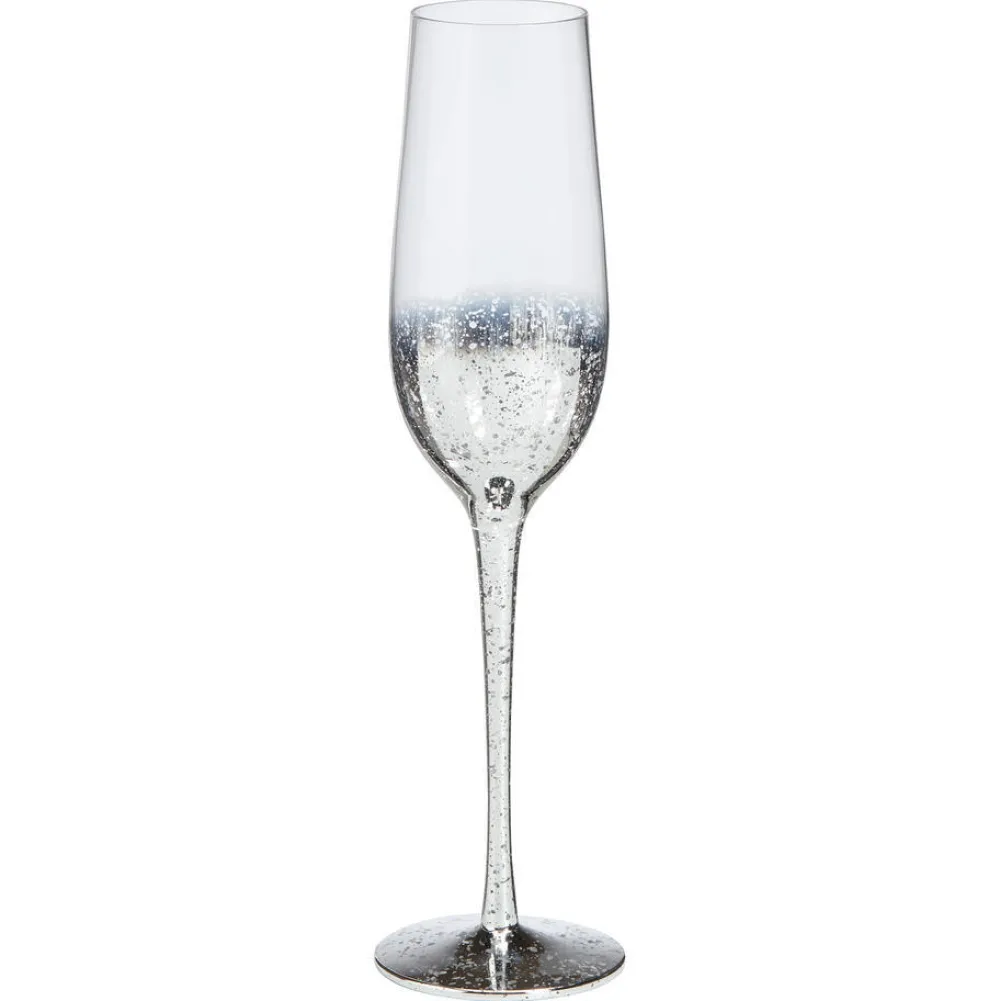 Best Flute Metallic Zilver Glazen & Mokken