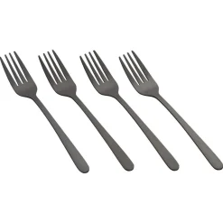 Outlet Gebaksvork Zwart Borden & Bestek