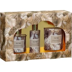 Cheap Geurenset Fig Tree Zwart Geurkaarsen & Geurstokjes
