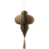 Clearance Hangdecoratie Druppel Taupe Kerstballen & Kerstornamenten