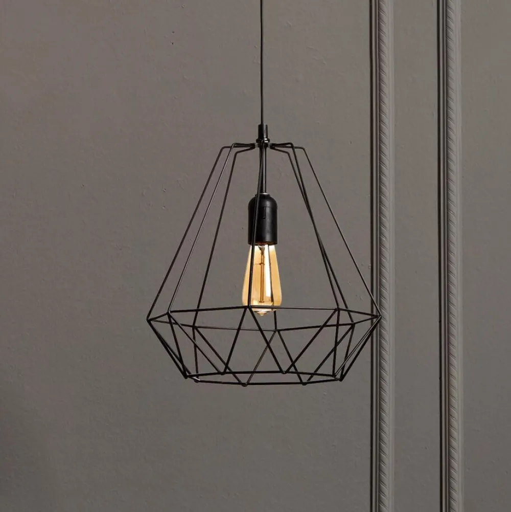Cheap Hanglamp Cassandra Zwart Hanglampen