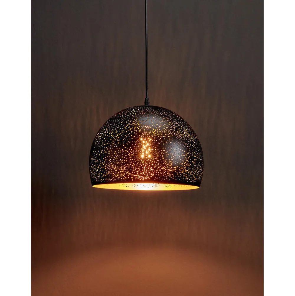 Best Hanglamp Gemino Zwart Goud Hanglampen
