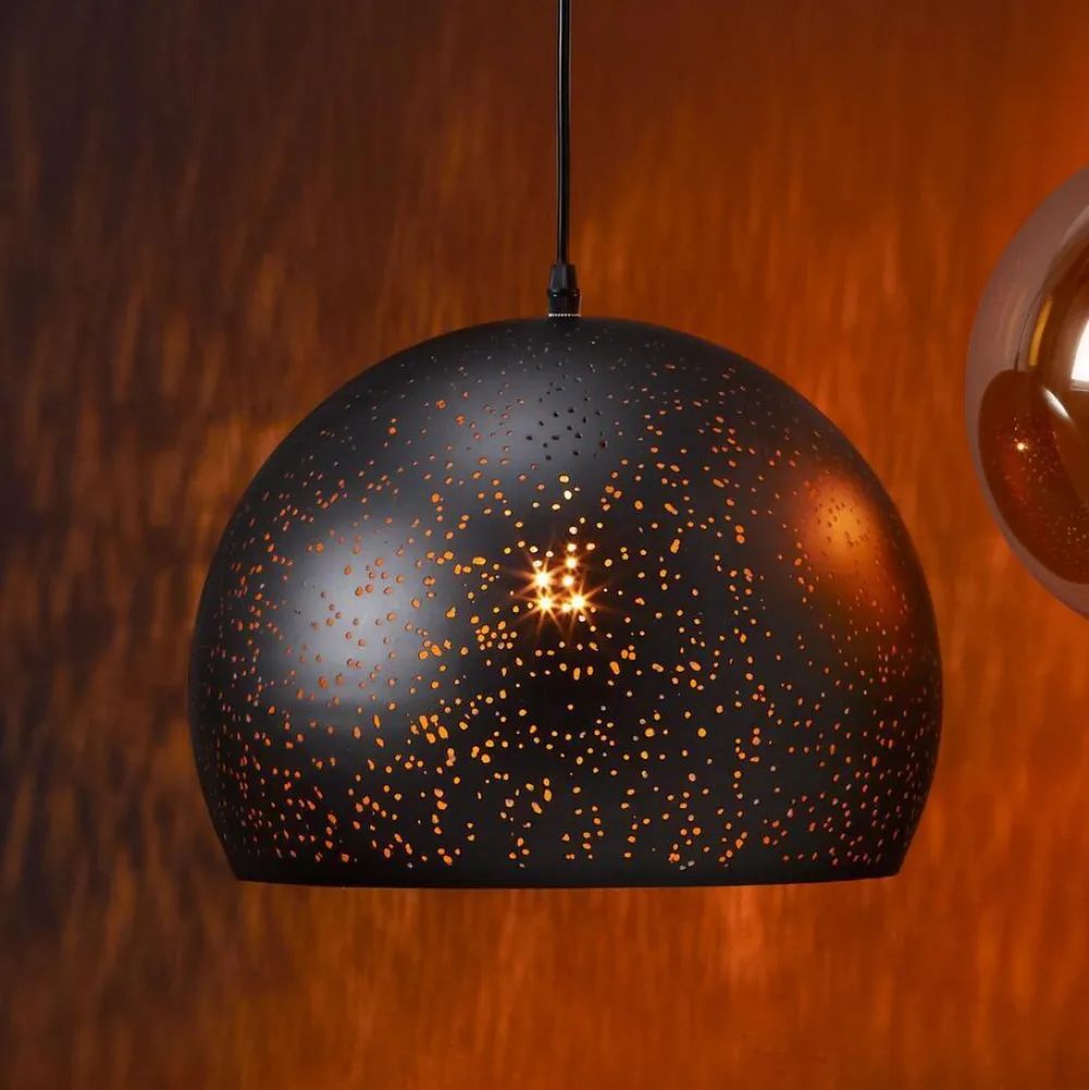 Best Hanglamp Gemino Zwart Goud Hanglampen