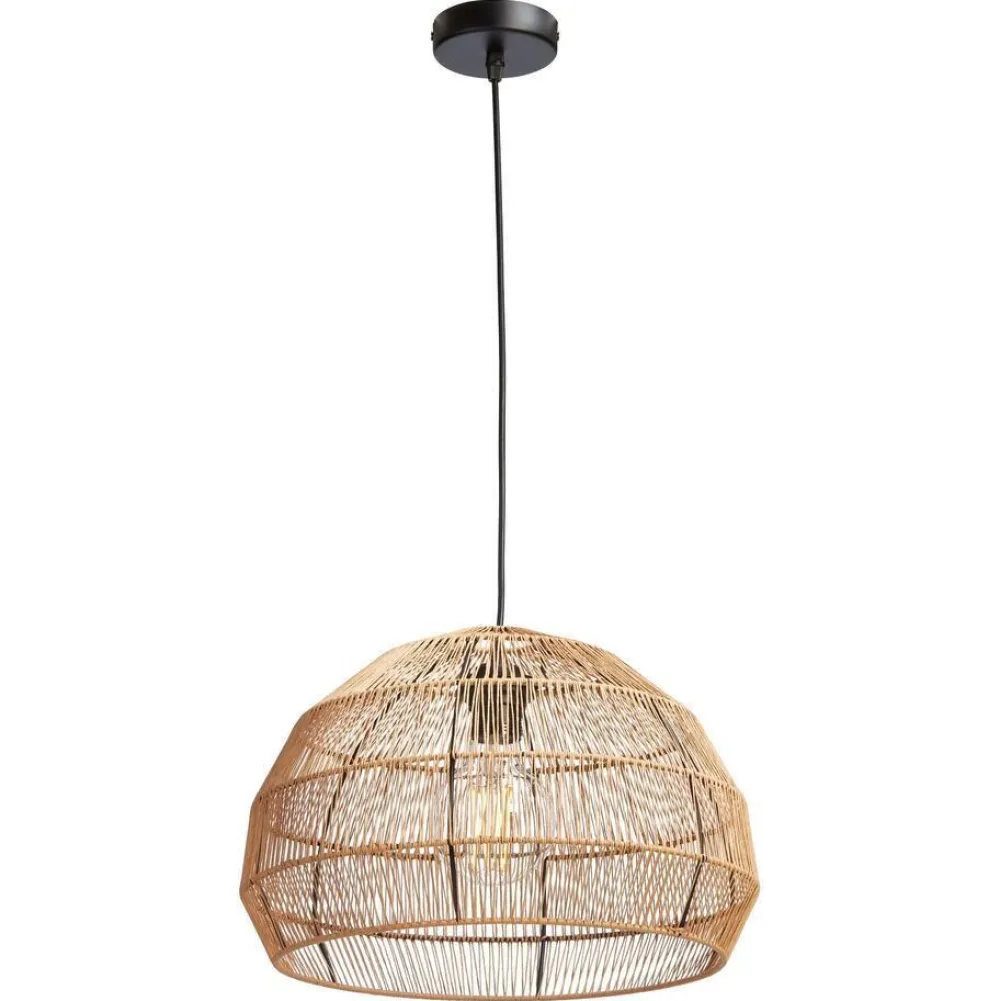Outlet Hanglamp Segin Zwart Bruin Hanglampen