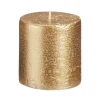 Best Kaars Rustiek Goud - 7X7 Cm Kaarsen & Theelichten