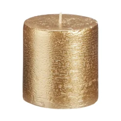 Best Kaars Rustiek Goud - 7X7 Cm Kaarsen & Theelichten