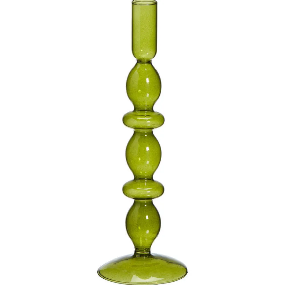 Cheap Kandelaar Aveley Groen - O 8X27 Cm Kandelaars