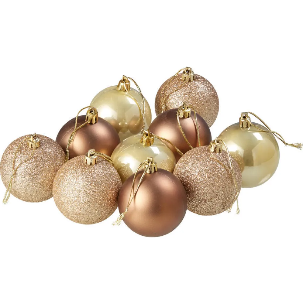 Best Sale Kerstbal Koper 10 Stuks Kerstballen & Kerstornamenten