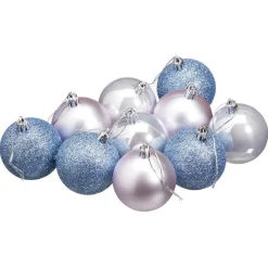 Cheap Kerstballen Lila - 10 Stuks Kerstballen & Kerstornamenten