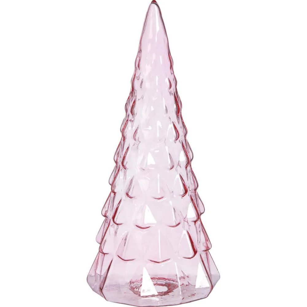 New Kerstboom Glas Roze Kerstdecoratie