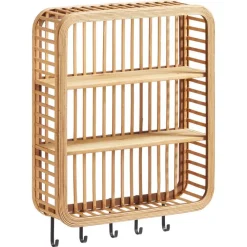 Clearance Keukenrek Hout Naturel Trolleys & Keukenrekken