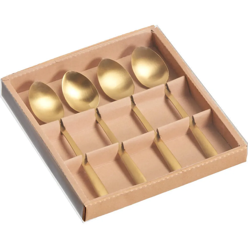 New Koffielepel Goud Borden & Bestek