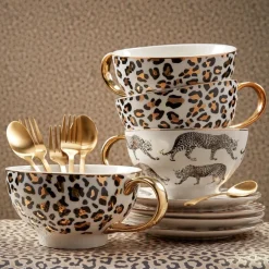 New Koffielepel Goud Borden & Bestek