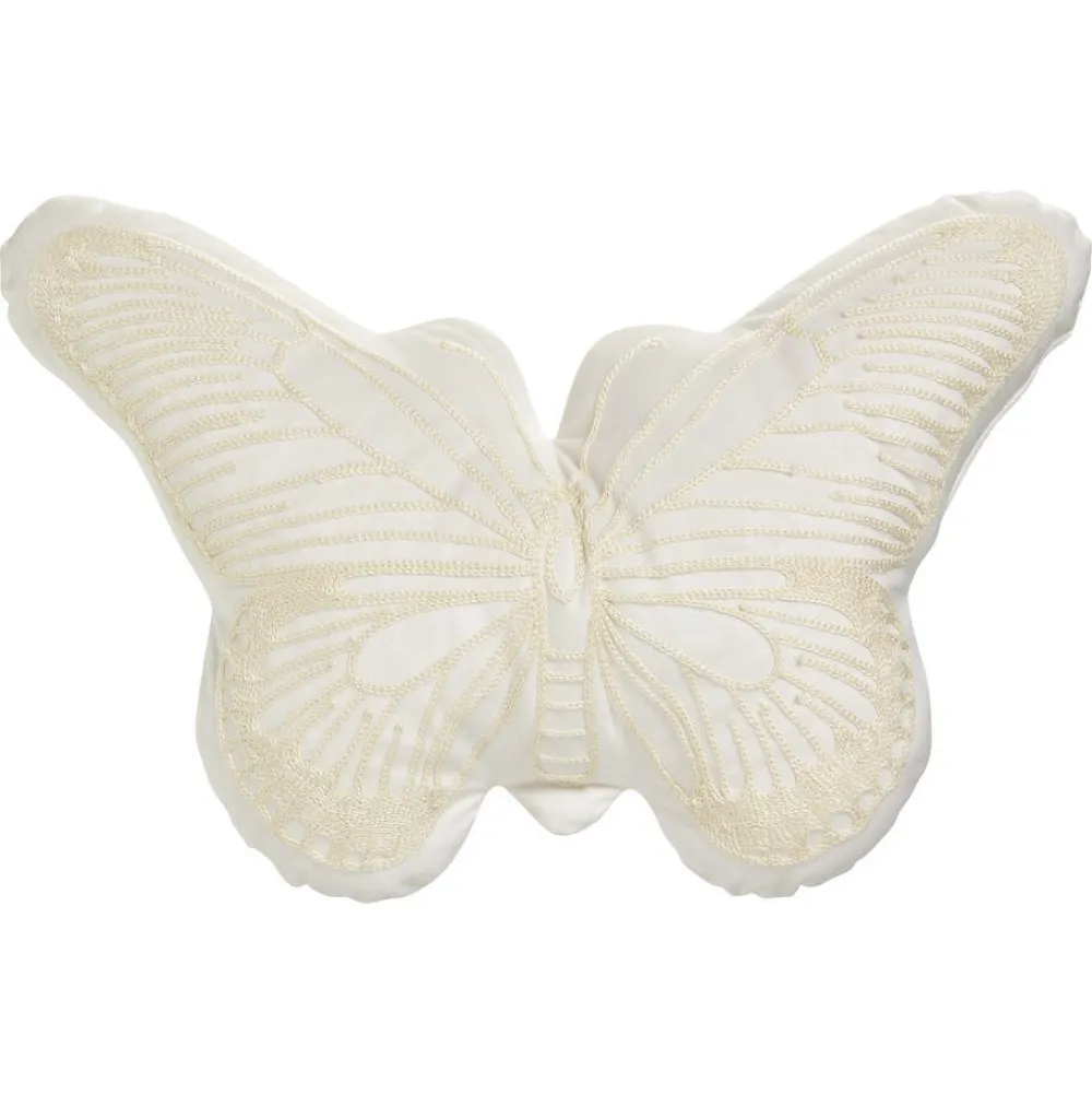 Discount Kussen Vlinder Off-White Sierkussens