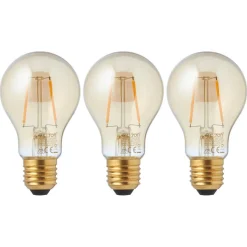 Hot Led Lamp Goud 3 Stuks 60 Mm Lichtbronnen