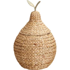 New Mand Met Deksel Peer Naturel Manden