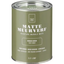 Shop Muurverf Mat Donker Groen - 1 L Muurverf