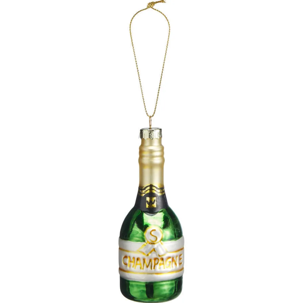 Store Ornament Champagne Groen Kerstballen & Kerstornamenten
