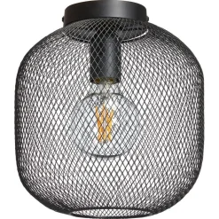 Clearance Plafondlamp Mesh Zwart Plafondlampen