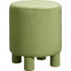 Clearance Poef Pontey Velvet Groen Stoelen