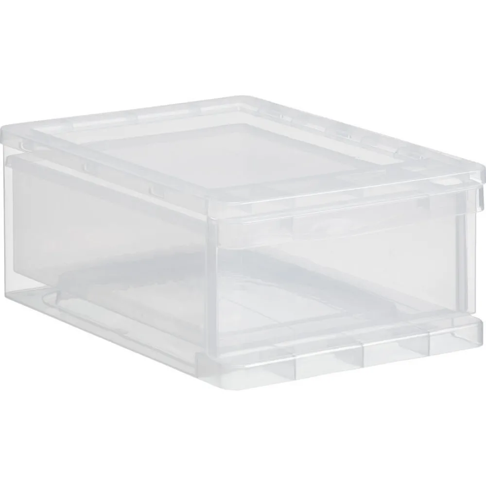 Store Stapellade Transparant - 35X26X14 Cm Opbergboxen & Lades