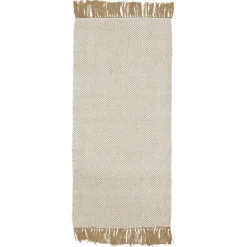 Online Vloerkleed Buna Wit Naturel Vloerkleden