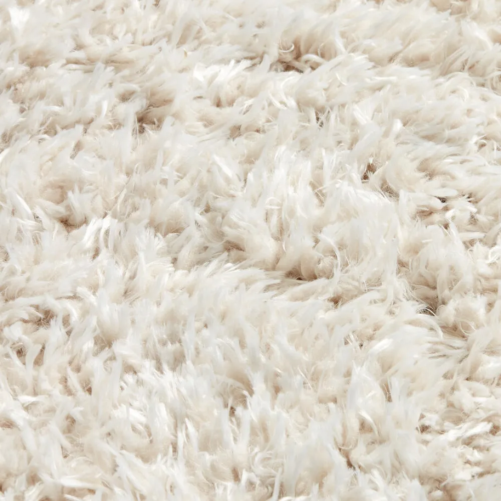 Discount Vloerkleed Cailou Wit - O 180 Cm Vloerkleden