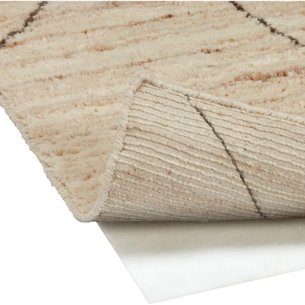 New Vloerkleed Dighton Beige - 135X190 Cm Vloerkleden