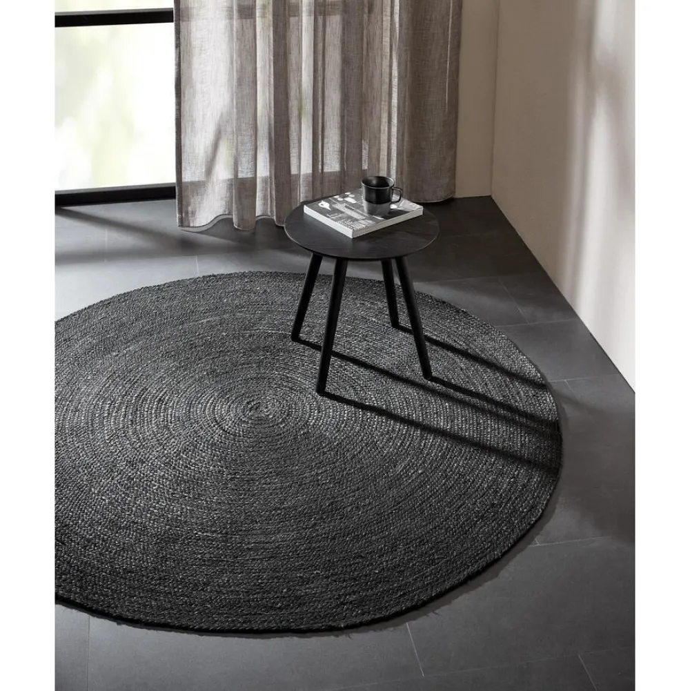 Clearance Vloerkleed Ronan Zwart Vloerkleden