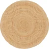 Discount Vloerkleed Solis Naturel - O 200 Cm Vloerkleden