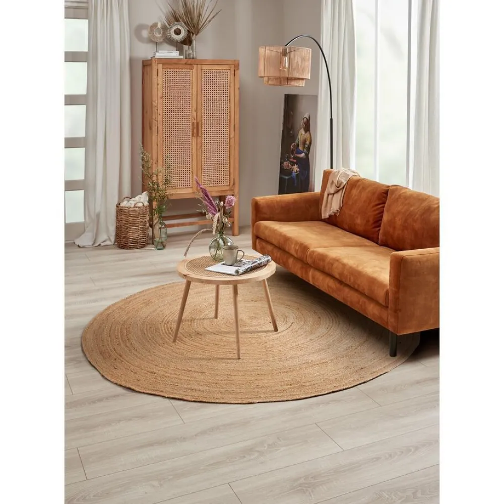 Discount Vloerkleed Solis Naturel - O 200 Cm Vloerkleden