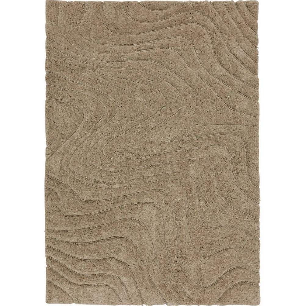 Cheap Vloerkleed Swirl Taupe - 190X280 Cm Vloerkleden