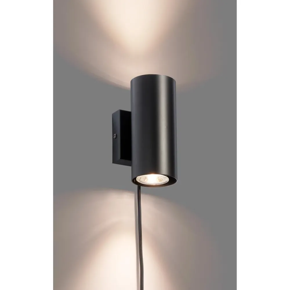 Outlet Wandlamp Alpan Zwart Wandlampen