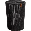 New Wasmand Rope Rond Zwart Wasmanden