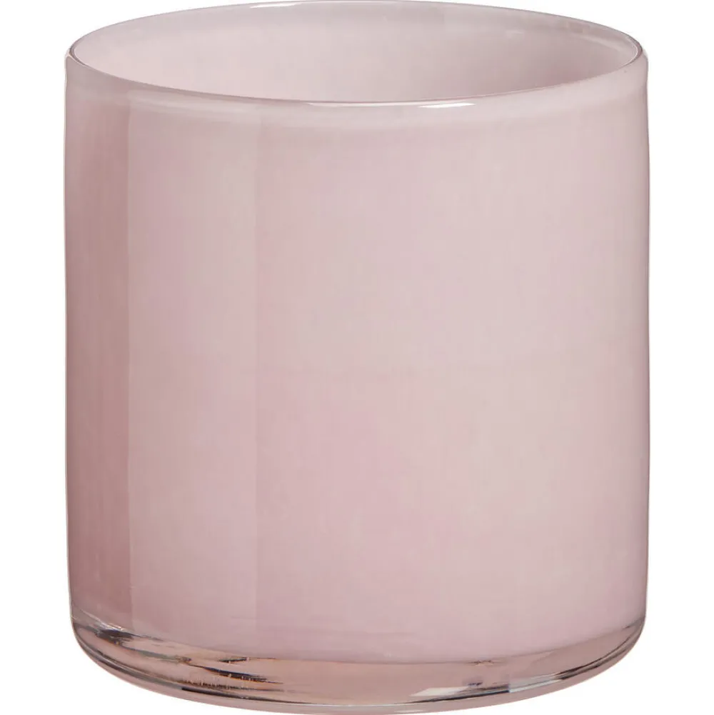 Discount Waxinelichthouder Glas Roze Waxinelichthouders